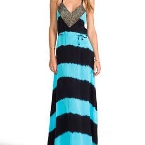 Karina Grimaldi beaded silk dress